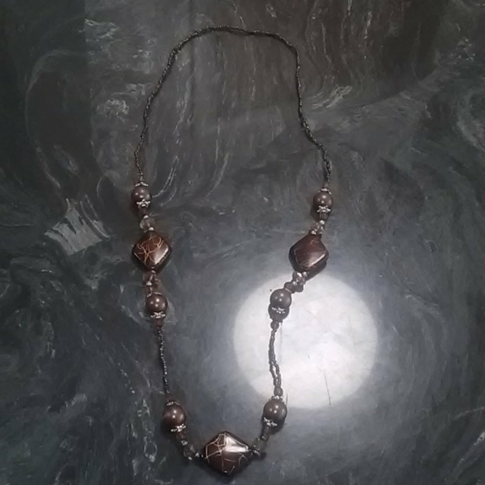 Handmade, beaded neckalce